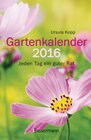 Buchcover Gartenkalender 2016