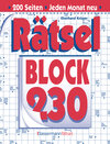 Buchcover Rätselblock 230