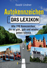 Buchcover Autokennzeichen - Das Lexikon