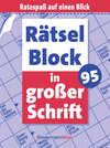 Buchcover Rätselblock in großer Schrift 95