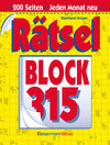 Buchcover Rätselblock 315