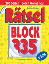Buchcover Rätselblock 335