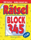 Buchcover Rätselblock 345