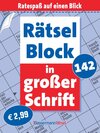 Buchcover Rätselblock in großer Schrift 142