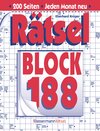 Buchcover Rätselblock 188 - 5er Einheit