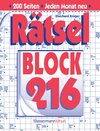Buchcover Rätselblock 216 - 5er Einheit