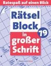 Buchcover Rätselblock in großer Schrift 79