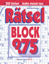 Buchcover Rätselblock 275 (5 Exemplare à 2,99 €)