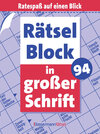Buchcover Rätselblock in großer Schrift 94 (5 Exemplare à 2,99 €)