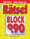 Buchcover Rätselblock 290 (5 Exemplare à 2,99 €)