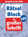 Buchcover Rätselblock in großer Schrift 101 (5 Exemplare à 2,99 €)