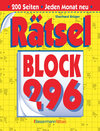 Buchcover Rätselblock 296 (5 Exemplare à 2,99 €)