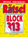 Buchcover Rätselblock 313 (5 Exemplare à 2,99 €)