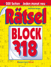 Buchcover Rätselblock 318 (5 Exemplare à 2,99 €)