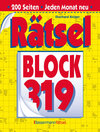 Buchcover Rätselblock 319 (5 Exemplare à 2,99 €)