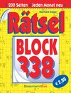 Buchcover Rätselblock 338 (5 Exemplare à 2,99 €)