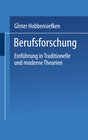 Buchcover Berufsforschung
