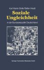 Buchcover Soziale Ungleichheit in der Bundesrepublik Deutschland