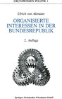 Buchcover Organisierte Interessen in der Bundesrepublik Deutschland