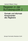 Buchcover Regieren in der Bundesrepublik II