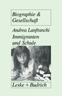 Buchcover Immigranten und Schule