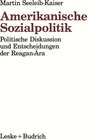 Buchcover Amerikanische Sozialpolitik