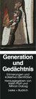 Buchcover Generation und Gedächtnis