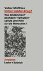 Buchcover Immer wieder Krieg?