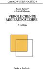 Buchcover Vergleichende Regierungslehre