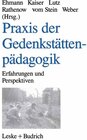 Buchcover Praxis der Gedenkstättenpädagogik
