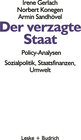 Buchcover Der verzagte Staat — Policy-Analysen