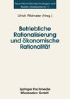 Buchcover Betriebliche Rationalisierung und ökonomische Rationalität