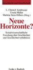 Buchcover Neue Horizonte?