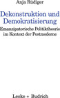 Buchcover Dekonstruktion und Demokratisierung