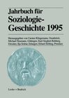 Buchcover Jahrbuch für Soziologiegeschichte 1995