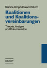 Buchcover Koalitionen und Koalitionsvereinbarungen