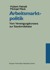 Buchcover Arbeitsmarktpolitik