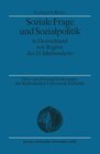 Buchcover Soziale Frage und Sozialpolitik in Deutschland seit Beginn des 19. Jahrhunderts