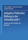 Buchcover Aufgaben politischer Bildung in der Sekundarstufe I