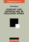 Buchcover Konflikt und Entwicklung im Südlichen Afrika