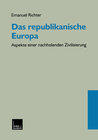 Buchcover Das republikanische Europa