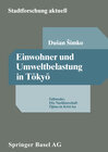 Buchcover Einwohner und Umweltbelastung in Tōkyō