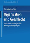 Buchcover Organisation und Geschlecht