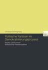 Buchcover Politische Parteien im Demokratisierungsprozess