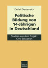 Buchcover Politische Bildung von 14-Jährigen in Deutschland