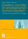 Buchcover Exzellenz und Elite im amerikanischen Hochschulsystem