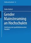 Buchcover Gender Mainstreaming an Hochschulen