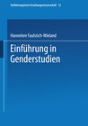 Buchcover Einführung in Genderstudien