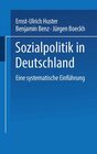 Buchcover Sozialpolitik in Deutschland