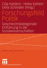 Buchcover Forschungsfeld Politik
